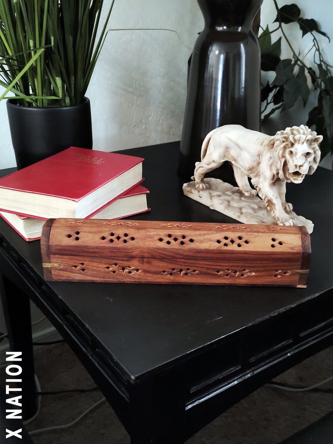 Hebrew Israelite Wooden Incense Burner for Frankincense & Etsy