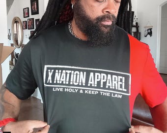Hebrew Israelite T Shirt with Fringes, X Nation Apparel - 12 Tribes Garments