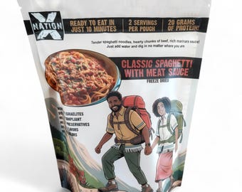 Freeze Dried Spaghetti with Meat Sauce- Israelite Survival Food - Prepping, X Nation