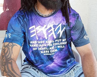 Hebrew Israelite T Shirt with Fringes, Father's Name Limited Edition - X Nation Brand - 12 Tribes Garments