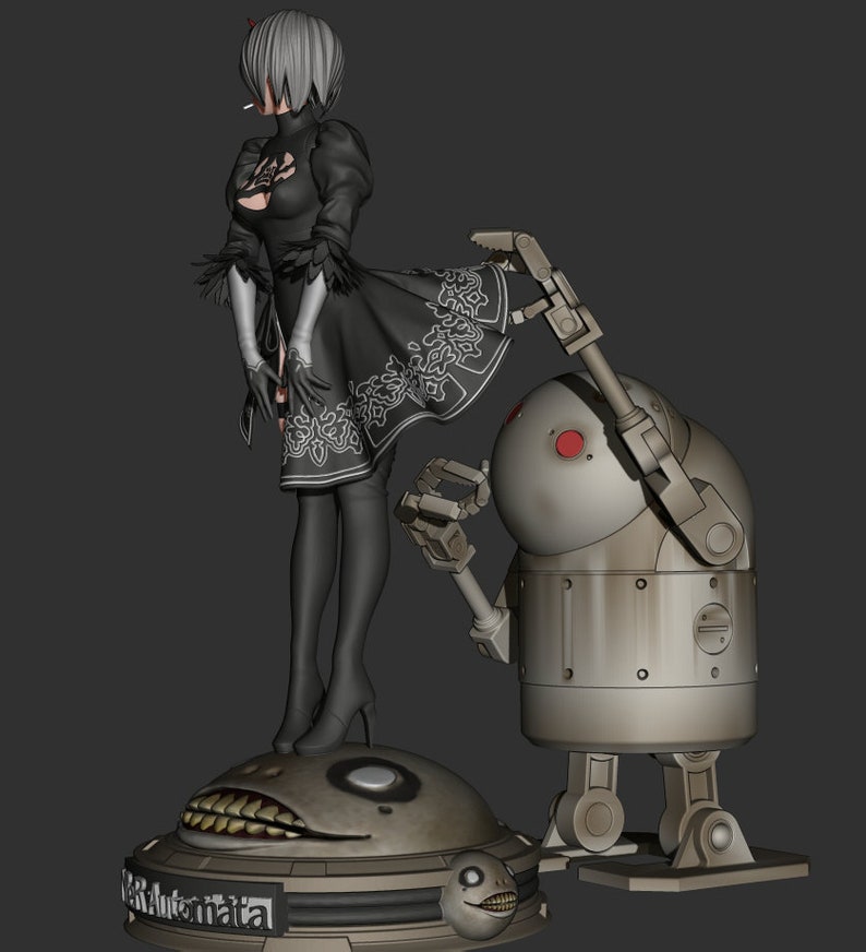 2B 3D Model : [Download Now] 2B Nier:Automata (original model) – SYZX