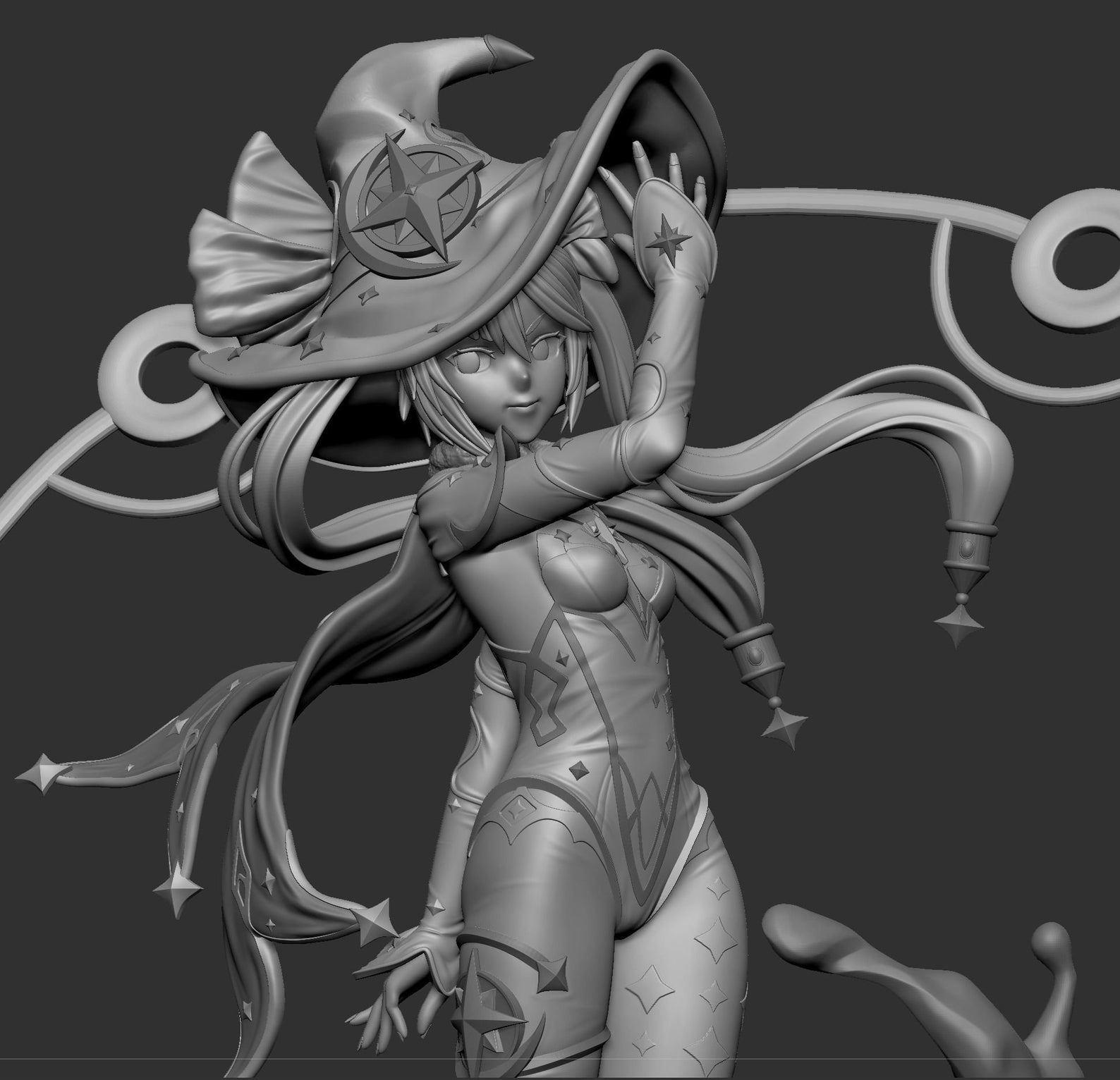 геншин импакт фигурки 3д. Mmd геншин. мона геншин фигурка.