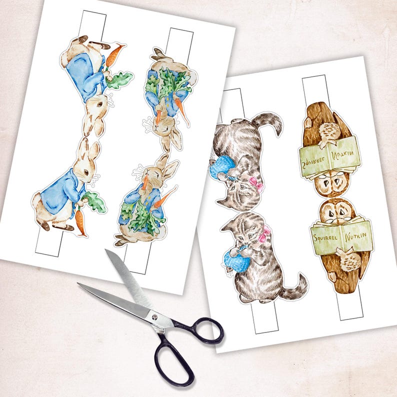 Peter Rabbit Table Setting Decor | Peter Rabbit and Friends Cut Out ...