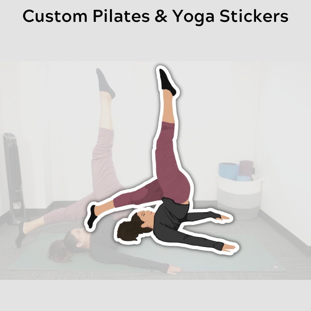 Pilates Vibes Exercise Workout Gift' Sticker