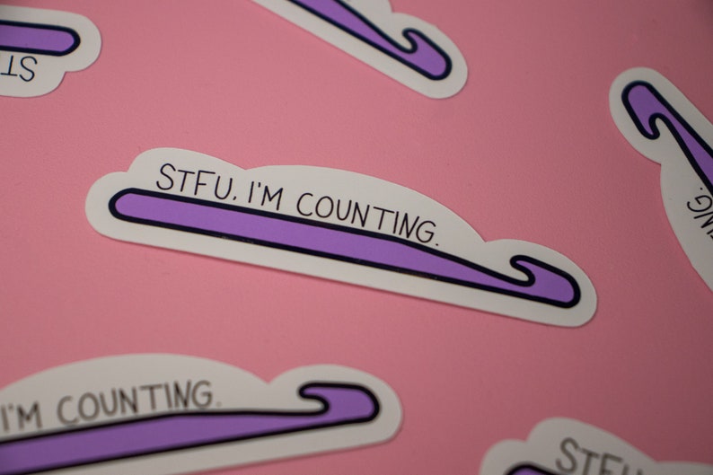 Crochet sticker set, crochet lover gift, crocheting stickers, gift for yarn lover, crochet decal, crochet hook stickers, crafting stickers
