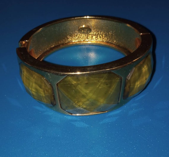 Joan Rivers Extremely RARE Wide Bangle Bracelet V… - image 4