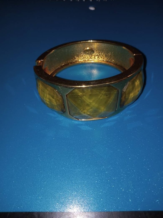 Joan Rivers Extremely RARE Wide Bangle Bracelet V… - image 2