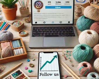 Grow your Instagram followers in 30 days: A crafters Guide to social media sucess