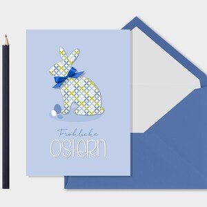 Grußkarte: Fröhliche Ostern!