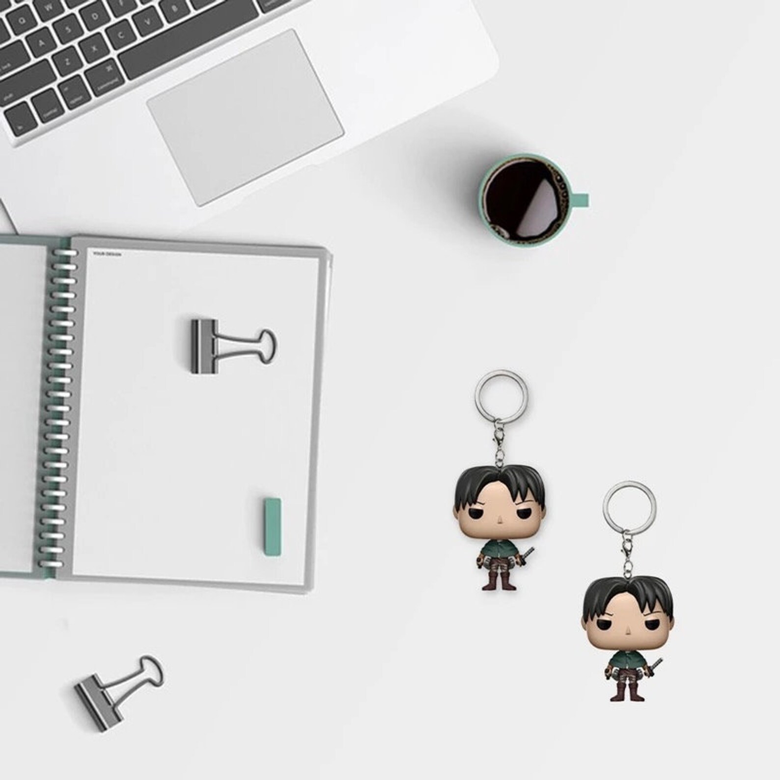 captain levi keychain
