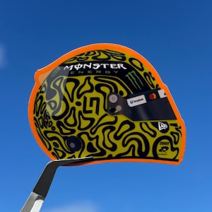 Lando Norris 2025 Helmet Sticker | Lando Norris Sticker | F1 Sticker