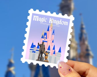 Pegatina de Magic Kingdom / Pegatina de Disney World / Pegatina de los parques Disney / Pegatina del Castillo de Cenicienta