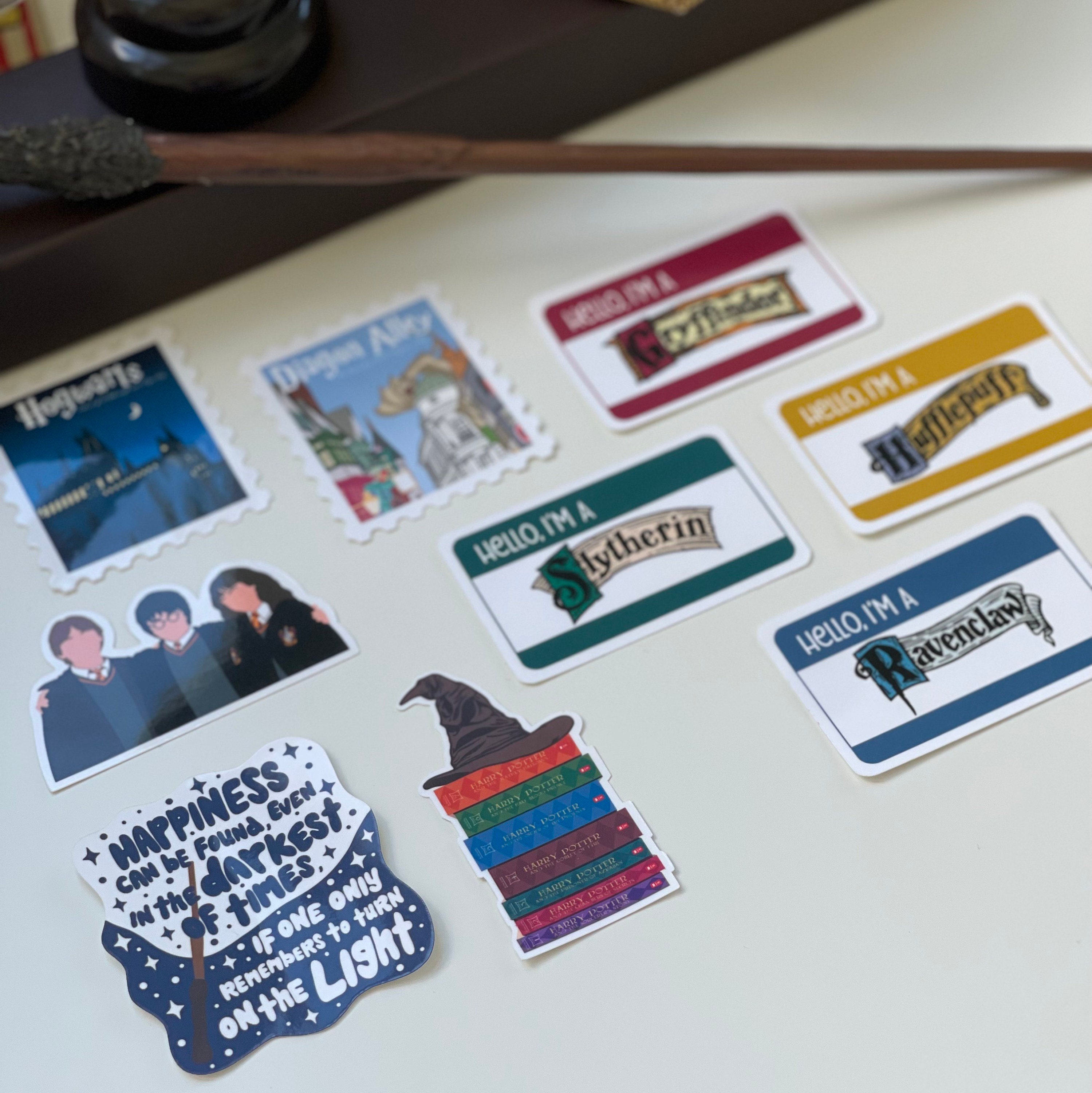 Wizard World Harry Potter Sticker Bundle ~ 60+ Harry Potter Stickers for  Laptops, Water Bottles and More | Harry Potter Party Favors and Supplies  with