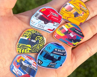 F1 Drivers Helmet MINI Stickers | F1 Sticker | 2026 Designs