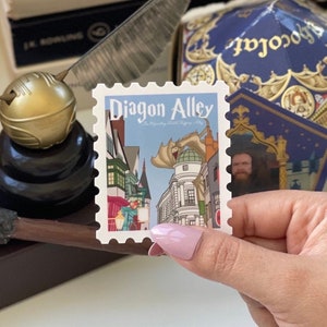 Wizard Shopping Alley Sticker