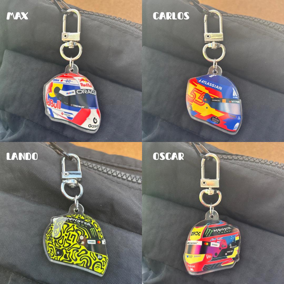 2025 F1 Drivers Helmet Keychains | F1 Drivers Helmet Bag Charms - Etsy ...