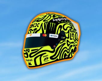 Lando Norris 2026 Full Size Helmet Sticker | Lando Norris Sticker | F1 Sticker