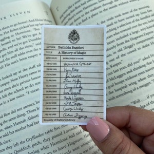 Sticker tovenaar bibliotheekkaart