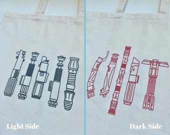 Bolsa de mano con sable de luz / Bolsa de mano de Star Wars