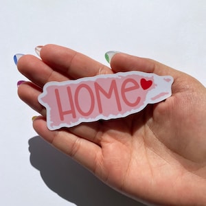Puerto Rico Home Heart Sticker | Puerto Rico Sticker