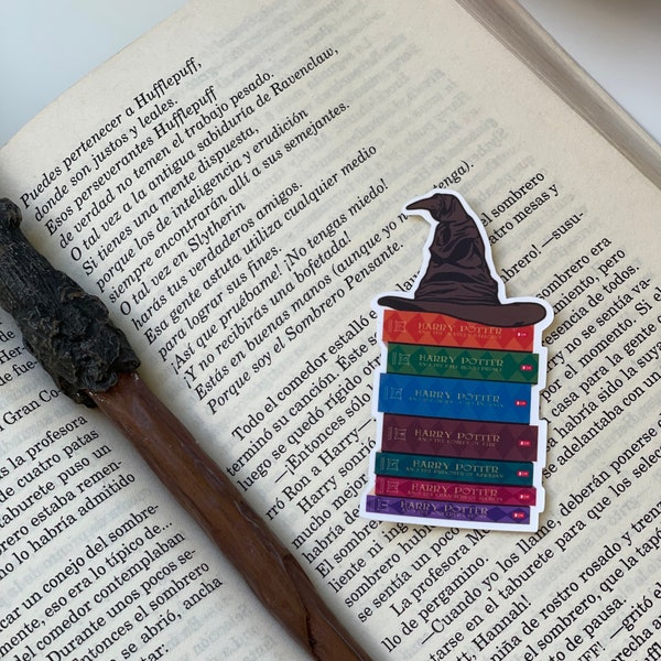 Wizard Hat and Books Sticker