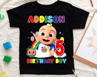 camisetas de cocomelon para cumpleaños