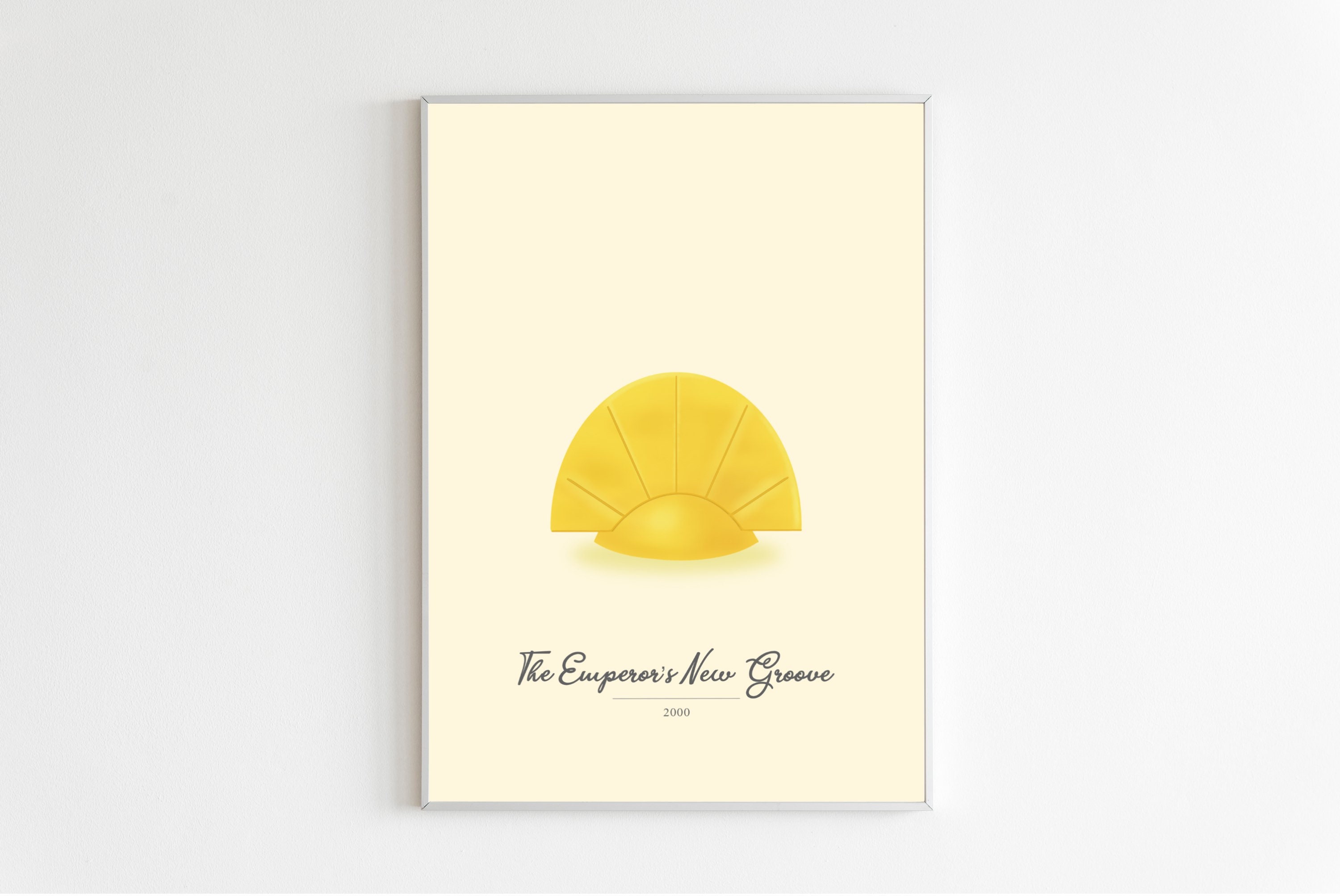 The Emperor's New Groove Kuzco's Crown A5 Art Print | Minimalist
