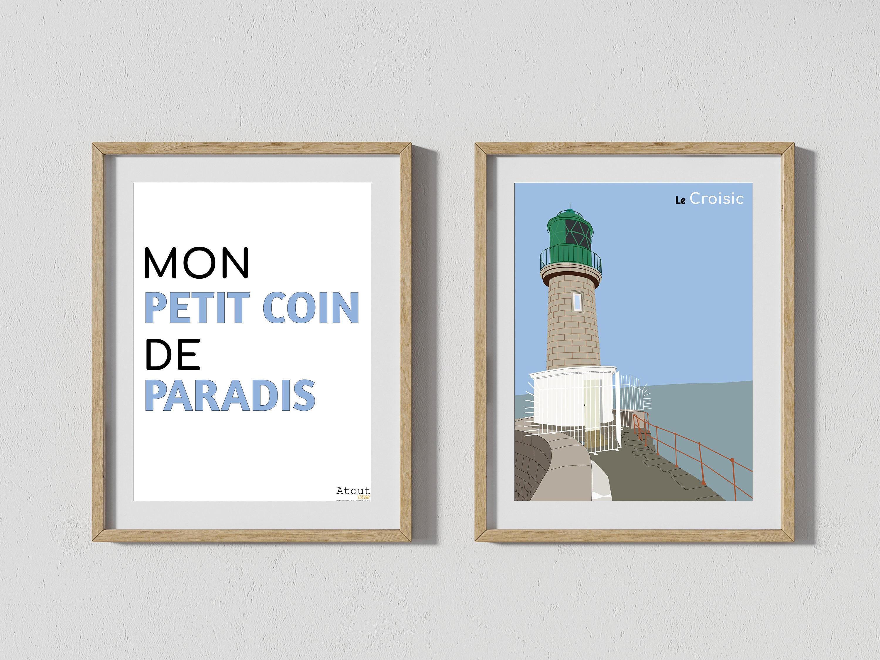 Le Croisic - Affiche Mon Coin de Paradis