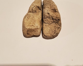 Ancient/pre-historic effigy stone pair of feet(and/or shoes)