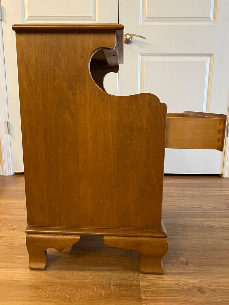 Vintage Ethan Allen Baumritter collection night stand Etsy