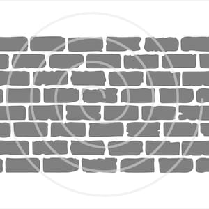 Estêncil de Parede de Tijolo - Arquivo Digital