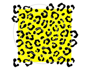 Leopard Print Stencil - Digital File