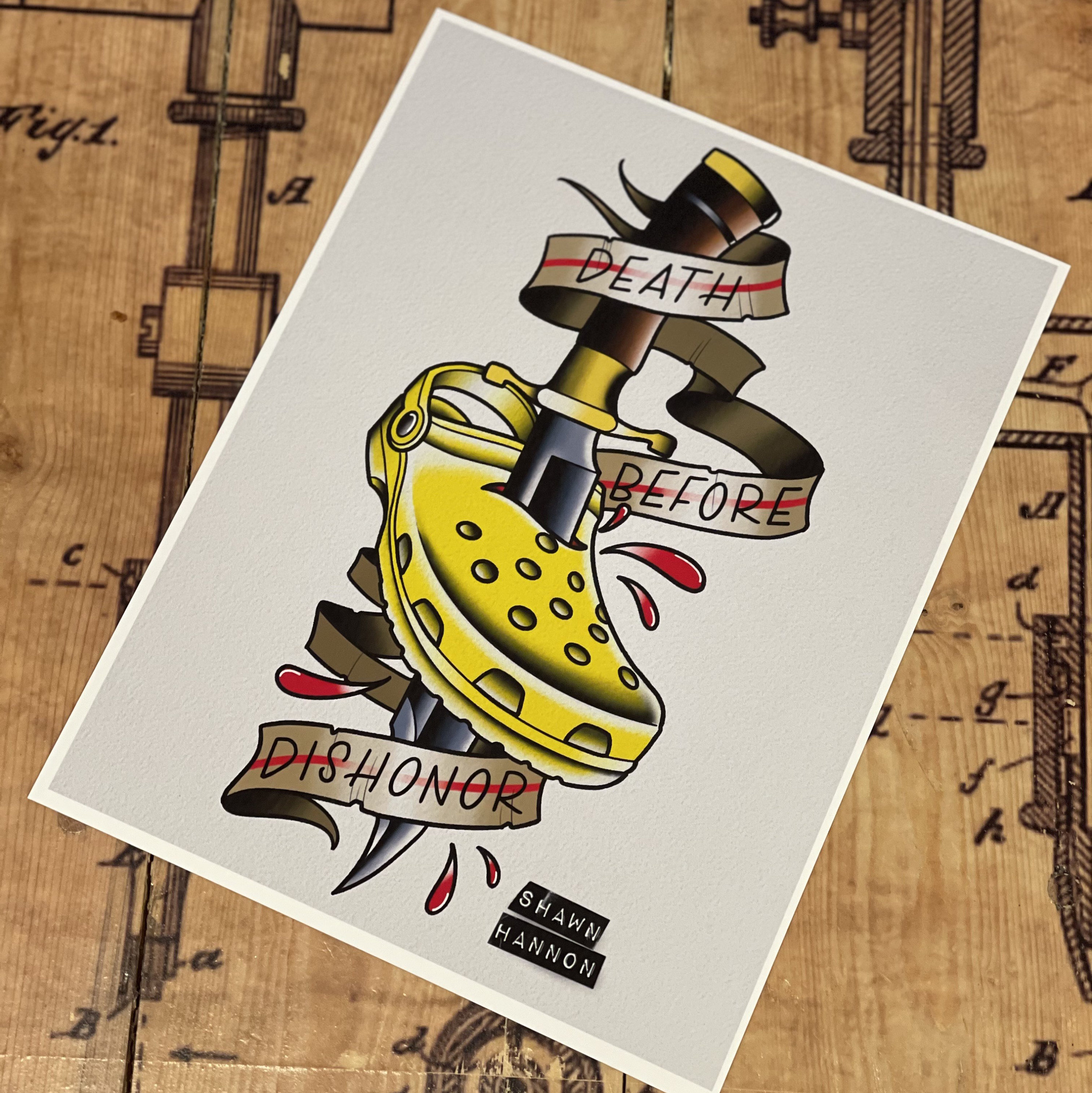 Death Before Dishonor Tattoo Designs