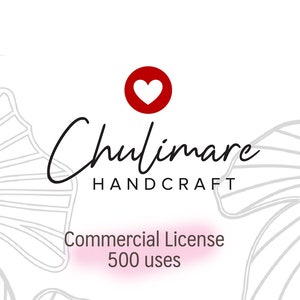 Chulimare 商用利用ライセンス 500 回使用 - 各デジタルリストにつき