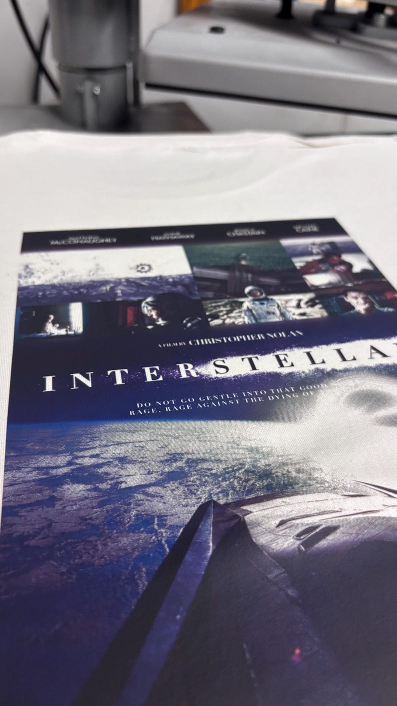 Rage Rage Rage Interstellar Interstellar ORIGINAL Movie Poster T-shirt: Christopher Nolan Sci-fi ...