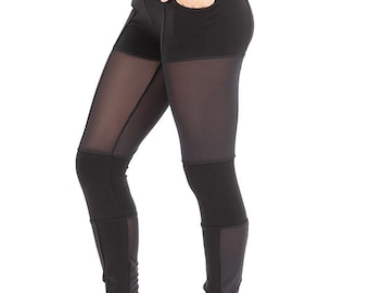 Black Roller Derby Legging