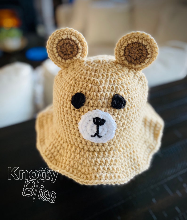 Crochet Animal Bucket Hat Etsy