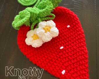 Crochet Strawberry Bag