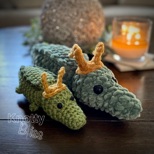 Crochet Loki Gator Plush