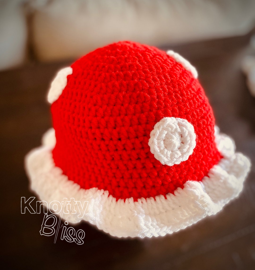 Crochet Mushroom Bucket Hat - Etsy
