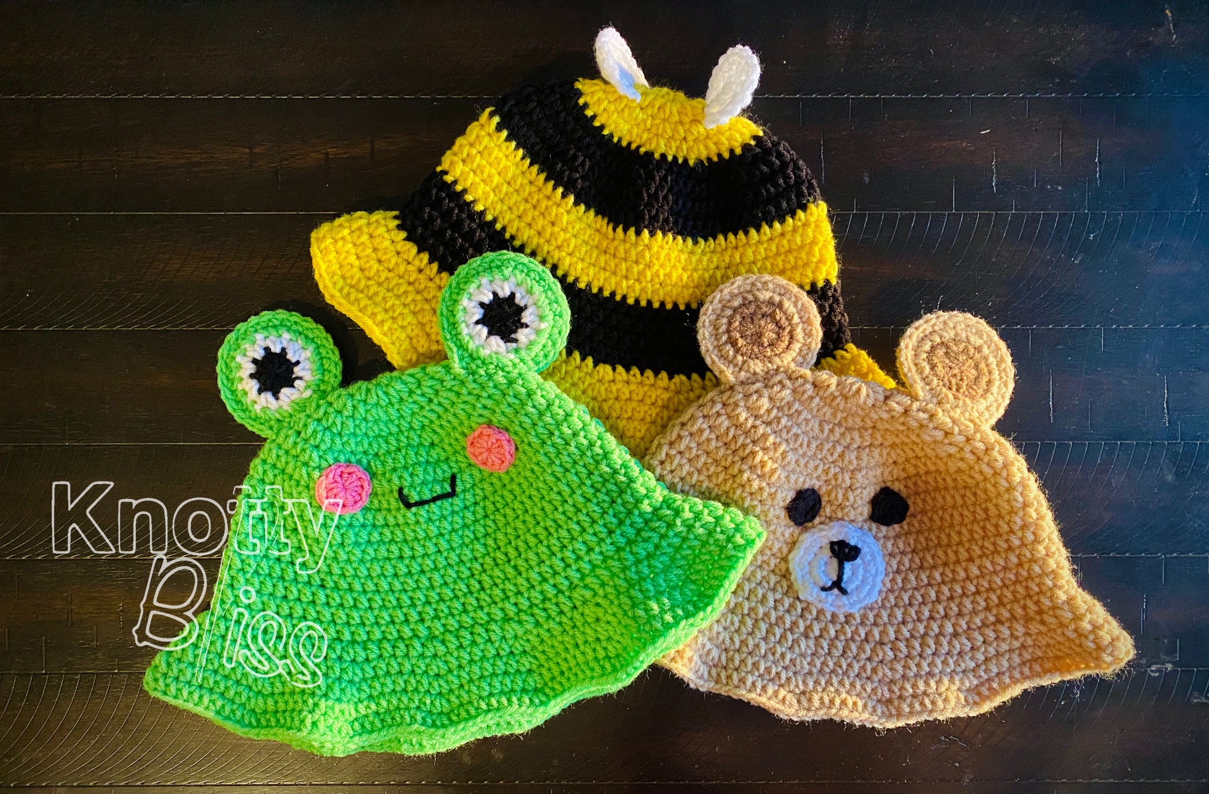 Crochet Animal Bucket Hat -  Canada