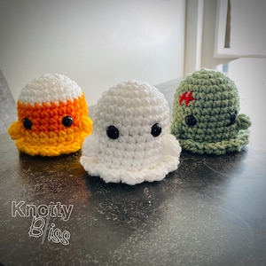 Small Crochet Ghost Plush