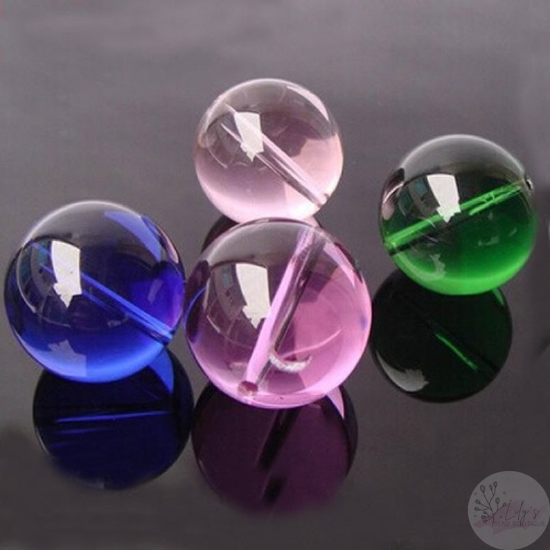 Crystal beads round 8mm 100pcsbag