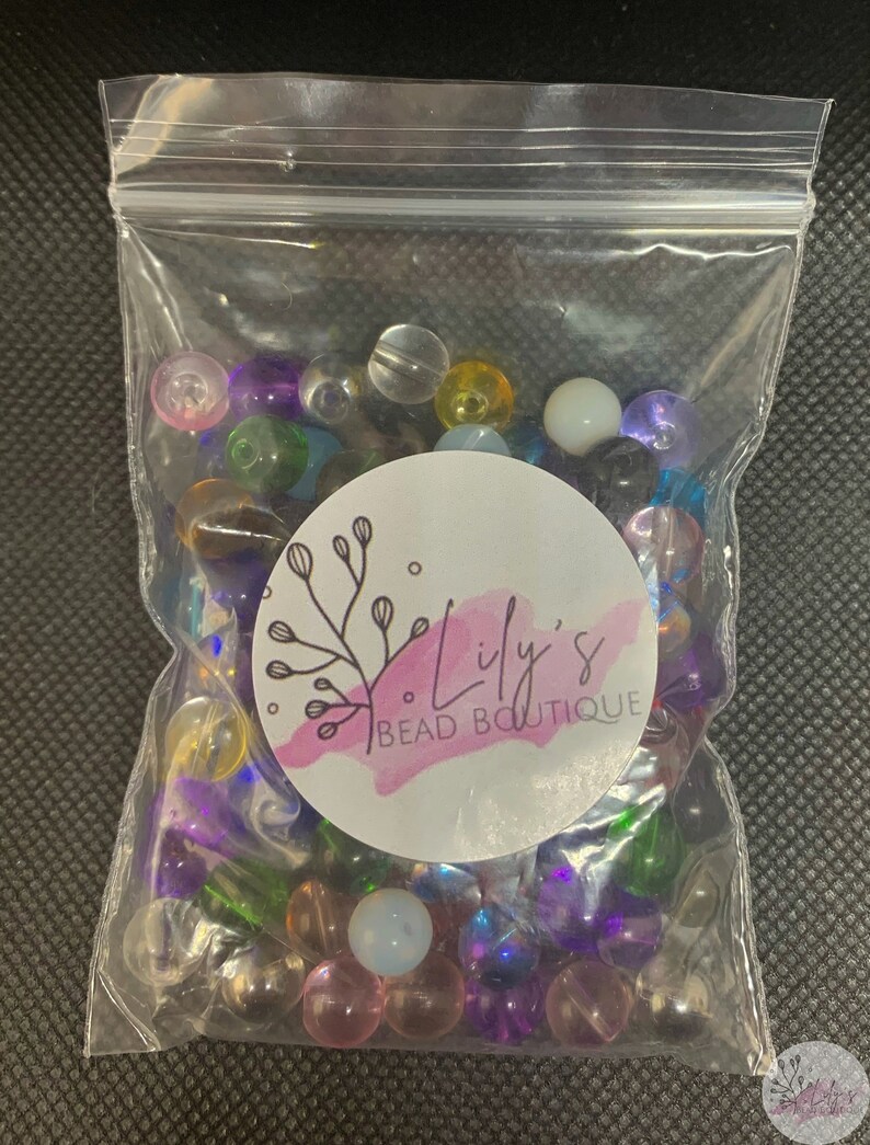 Crystal beads round 8mm 100pcsbag