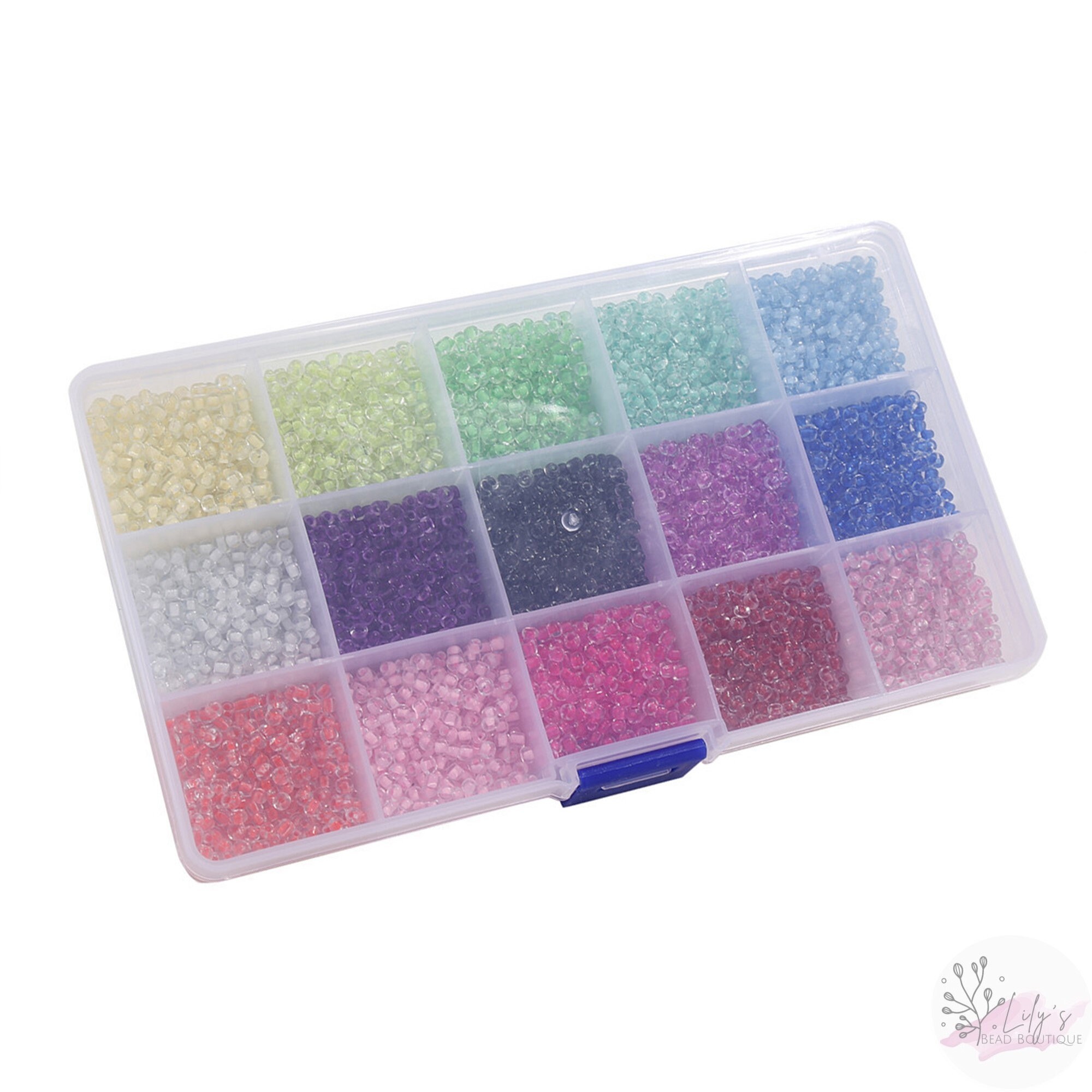 Bead Kit Glass bead kit with string & clasps included. All Etsy