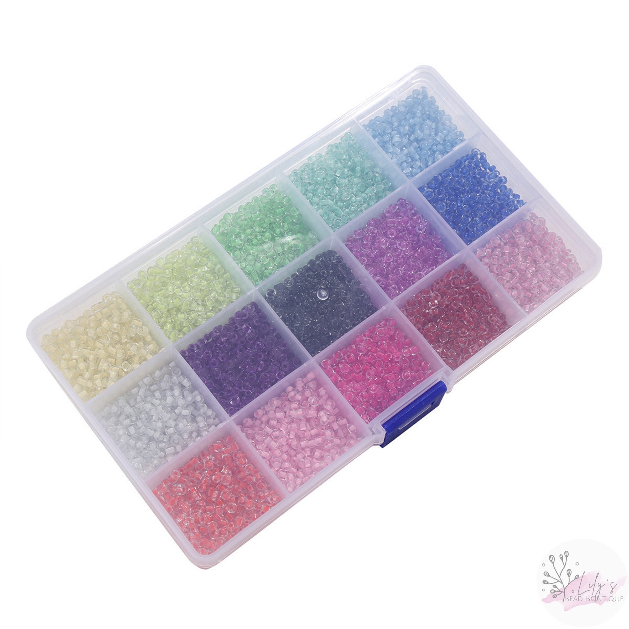 Bead Kit Glass bead kit with string & clasps included. All Etsy