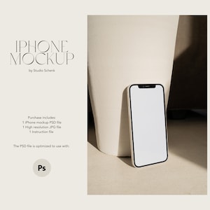 Digital Product Mockup | iPhone Mockup for Web Designers and Creators | Phone Screen Mockup | Phone Mockup | iPhone Mockup