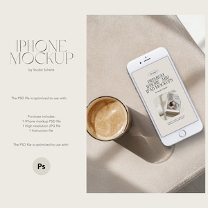 iPhone Mockup | iPhone Mockup for Web Designers and Creators | Realistic iPhone Mockup | Aesthetic Phone Mockup
