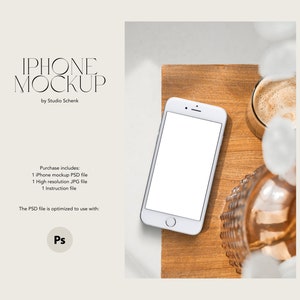iPhone Mockup | Phone Mockup for Web Designers and Creators | Realistic iPhone Mockup | Aesthetic iPhone Mockup
