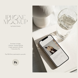 Digital produktmockup | iPhone-mockup för webbdesigners och kreatörer | Telefonskärmmockup | Telefonmockup | iPhone-mockup
